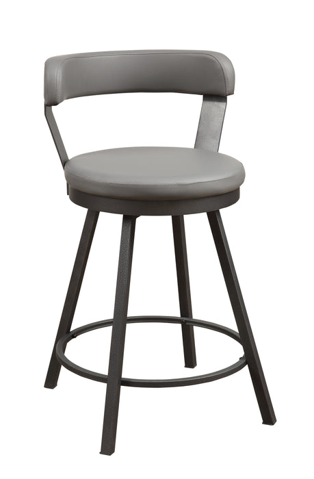 Appert Swivel Counter Height Chair, Gray in Gray - 5566-24GY