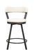 Appert Swivel Counter Height Chair, White in White/Gray - 5566-24WT image