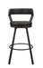 Appert Swivel Pub Height Chair, Black in Gray/Black - 5566-29BK image