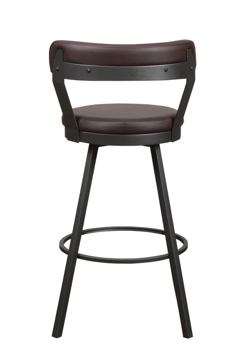 Appert Swivel Pub Height Chair, Brown in Gray/Brown - 5566-29BR