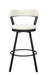 Appert Swivel Pub Height Chair, White in White/Gray - 5566-29WT image