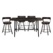 Appert 5pc Set (TB+4S) in Gray/Brown - 5566-36*5BR image