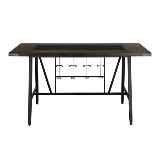 Appert (2)Counter Height Table, Glass Insert in Transparent/Gray/Brown - 5566-36* image