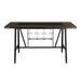 Appert (2)Counter Height Table, Glass Insert in Transparent/Gray/Brown - 5566-36* image