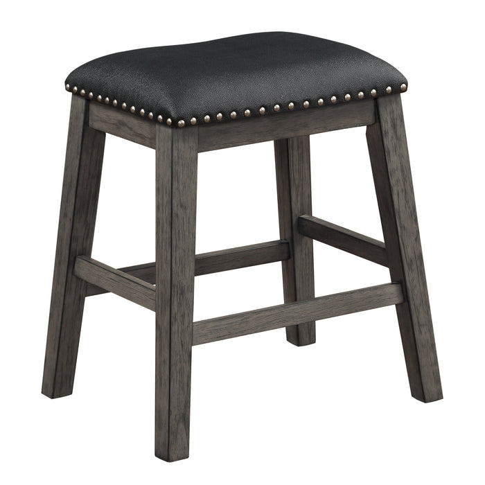 Timbre Counter Height Stool in Gray/Black - 5603-24