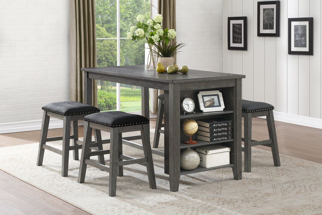 Timbre Counter Height Table in Gray - 5603-36