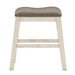 Timbre Counter Height Stool in White/Brown - 5603WW-24 image