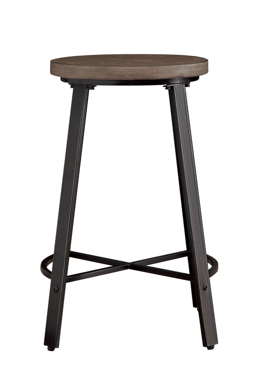 Chevre Counter Height Stool in Brown/Gray/Metal - 5607-24 image