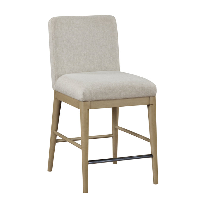 Warner Counter Height Chair in Gray/Natural - 5612-24