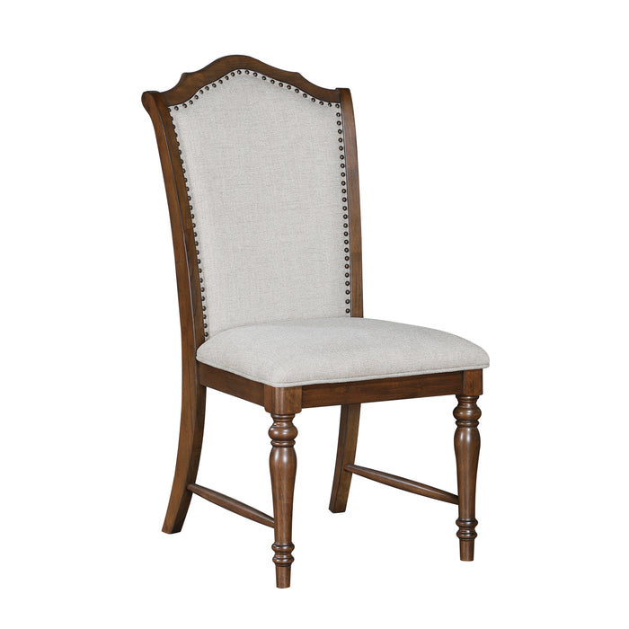 Rexford Side Chair in Cherry/Gray - 5615S