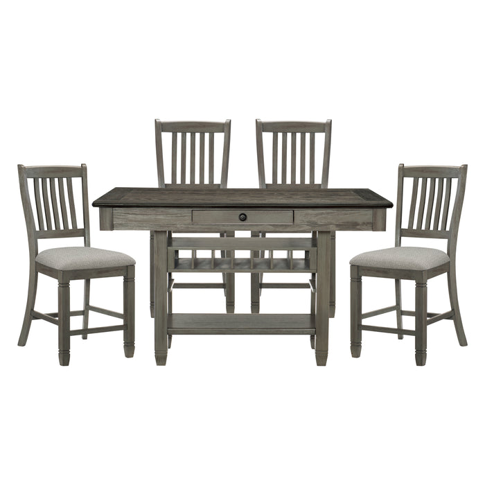 Granby 5pc Set (TB+4S) in Gray - 5627GY-36*5 image