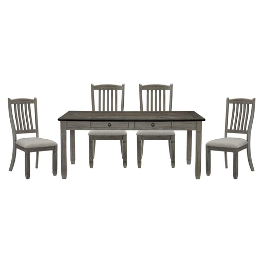 Granby 5pc Set (TB+4S) in Gray - 5627GY-72*5 image