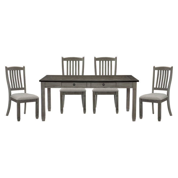 Granby 5pc Set (TB+4S) in Gray - 5627GY-72*5 image