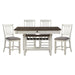 Granby 5pc Set (TB+4S) in Brown/White/Gray - 5627NW-36*5 image