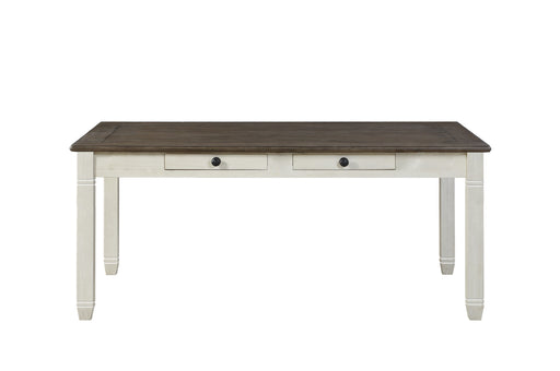 Granby Dining Table in White/Brown - 5627NW-72 image