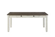 Granby Dining Table in White/Brown - 5627NW-72 image