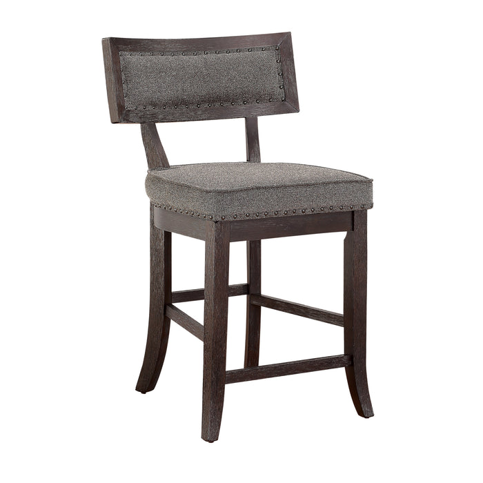 Oxton Counter Height Chair, Fabric in Brown/Cherry/Espresso - 5655-24FA