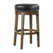 Westby Round Swivel Pub Height Stool, Black in Black/Brown - 5681BLK-29 image