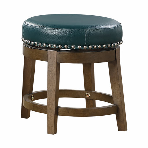 Westby Round Swivel Stool, Green in Green/Brown - 5681GEN-18 image