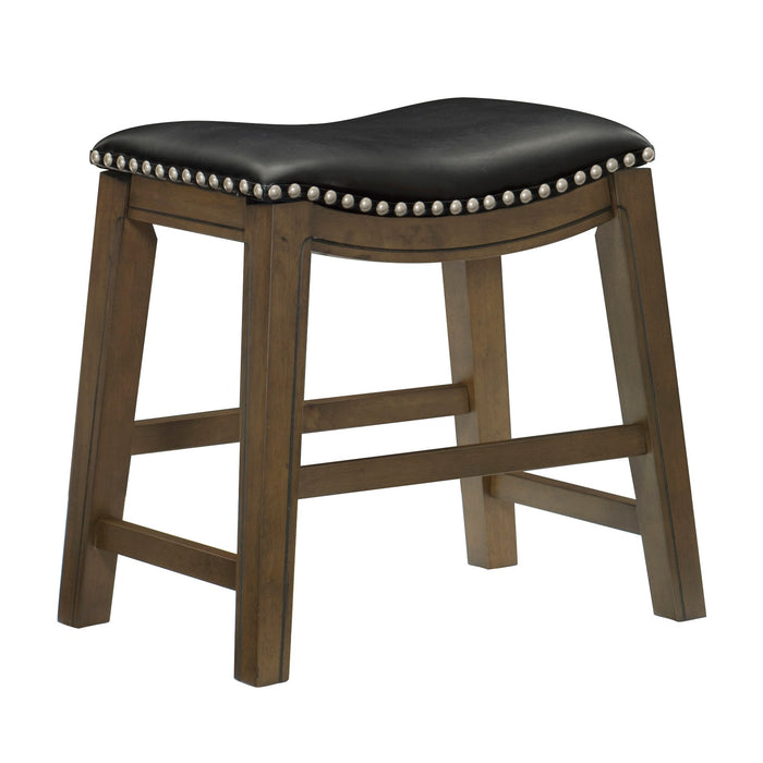 Ordway 18 Dining Stool, Black in Black/Brown - 5682BLK-18