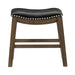 Ordway 18 Dining Stool, Black in Black/Brown - 5682BLK-18 image