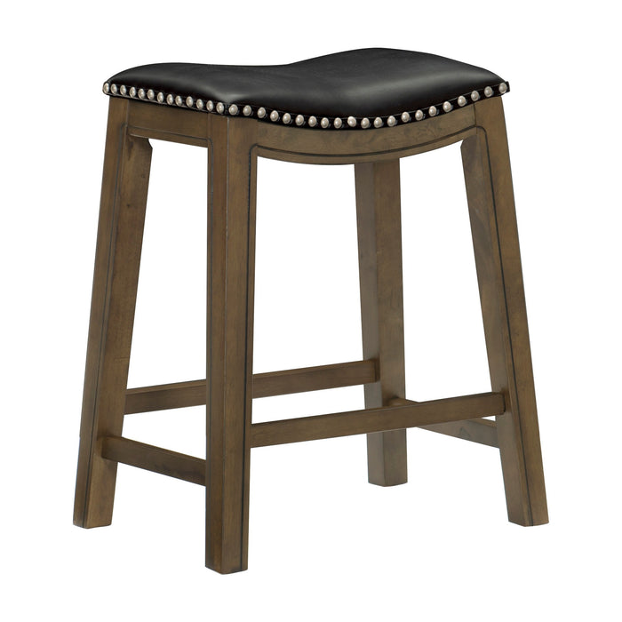 Ordway 24 Counter Height Stool, Black in Black/Brown - 5682BLK-24