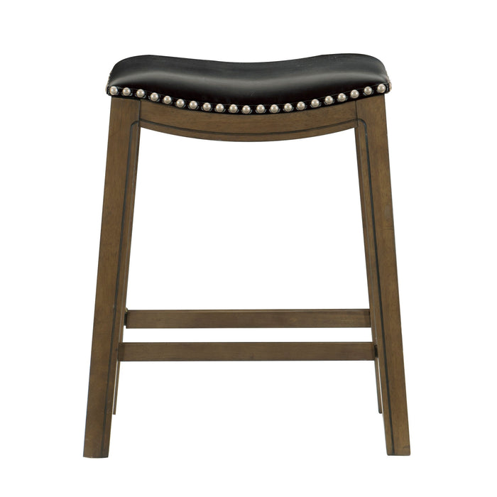 Ordway 24 Counter Height Stool, Black in Black/Brown - 5682BLK-24 image