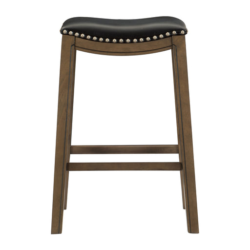 Ordway 29 Pub Height Stool, Black in Brown/Black - 5682BLK-29 image