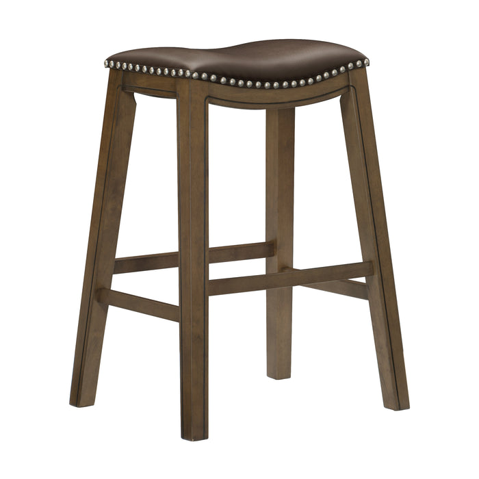 Ordway 29 Pub Height Stool, Brown in Brown - 5682BRW-29