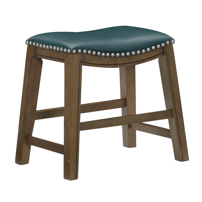 Ordway 18 Dining Stool, Green in Brown/Green - 5682GEN-18