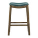 Ordway 29 Pub Height Stool, Green in Brown/Green - 5682GEN-29 image