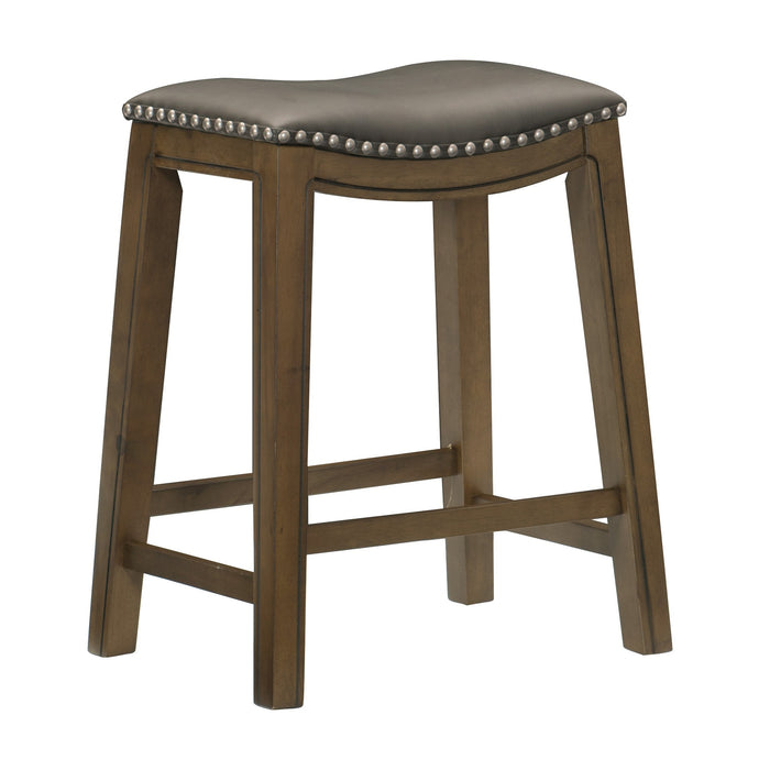 Ordway 24 Counter Height Stool, Gray in Brown/Gray - 5682GRY-24