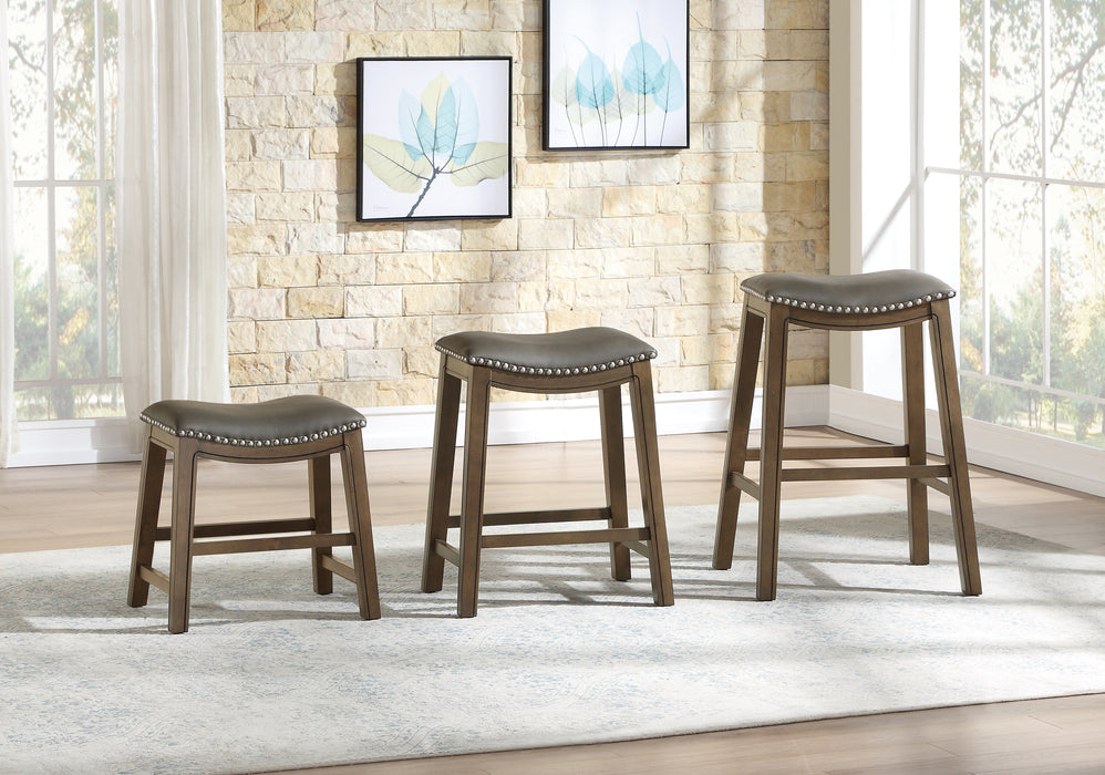 Ordway 29 Pub Height Stool, Gray in Gray/Brown - 5682GRY-29