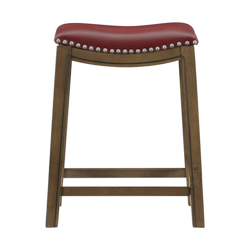 Ordway 24 Counter Height Stool, Red in Red/Brown - 5682RED-24 image