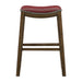 Ordway 29 Pub Height Stool, Red in Red/Brown - 5682RED-29 image