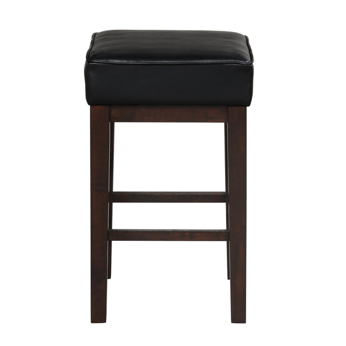 Pittsville Counter Height Stool in Black/Espresso - 5684BK-24