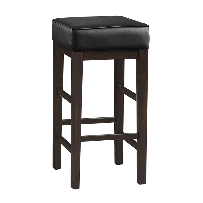 Pittsville Pub Height Stool in Black/Espresso - 5684BK-29 image