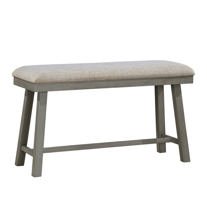 Auburndale Counter Height Bench in Gray - 5685-24BH