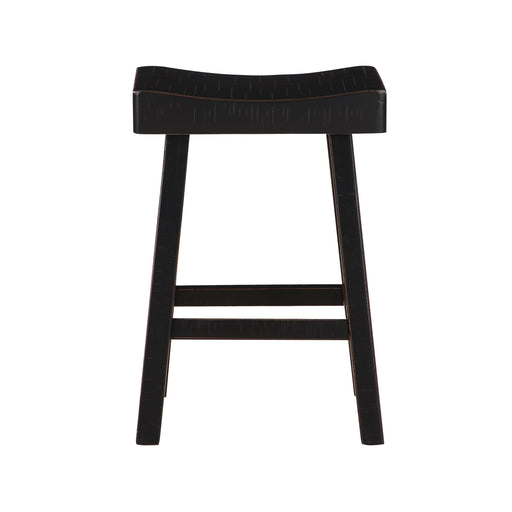 Caspian COUNTER HEIGHT STOOL in Black - 5687BLK-24 image