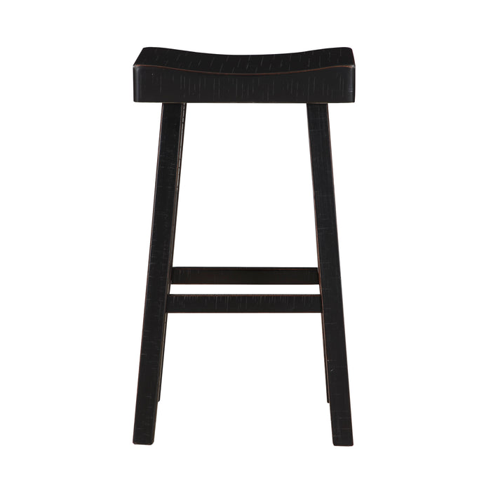 Caspian PUB HEIGHT STOOL in Black - 5687BLK-29 image