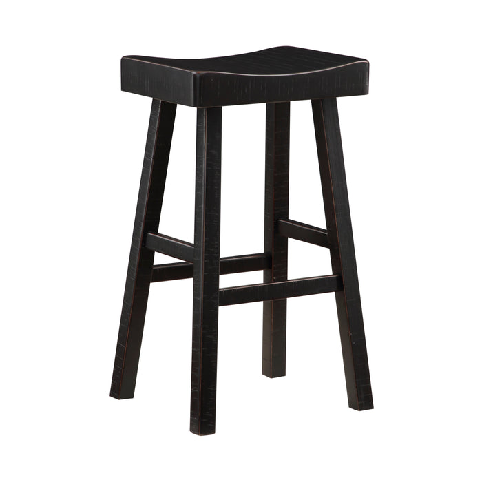 Caspian PUB HEIGHT STOOL in Black - 5687BLK-29