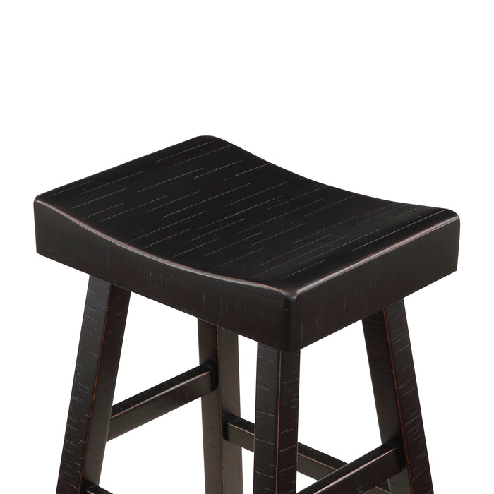 Caspian PUB HEIGHT STOOL in Black - 5687BLK-29