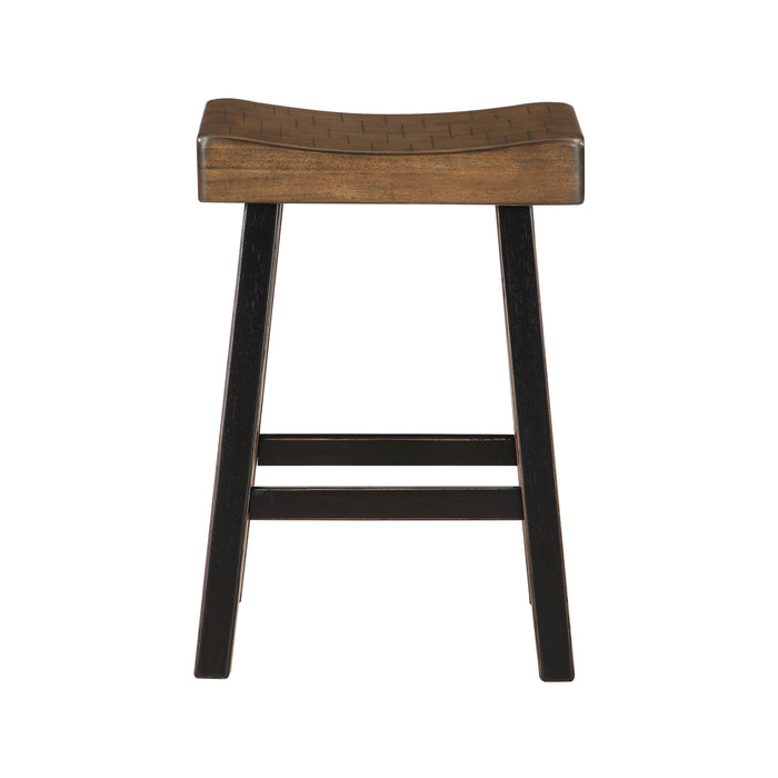 Caspian COUNTER HEIGHT STOOL in Black/Brown - 5687BTT-24 image