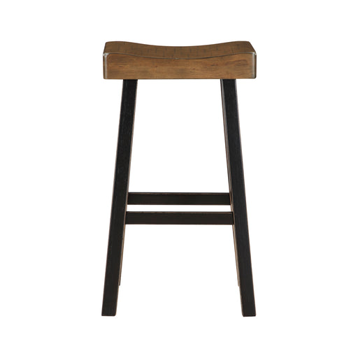 Caspian PUB HEIGHT STOOL in Black/Brown - 5687BTT-29 image