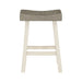 Caspian COUNTER HEIGHT STOOL in Brown/White - 5687WTT-24 image