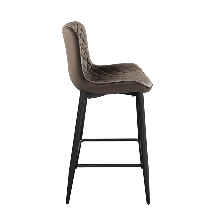 Nya Counter Height Chair in Black/Brown - 5695BRW-24