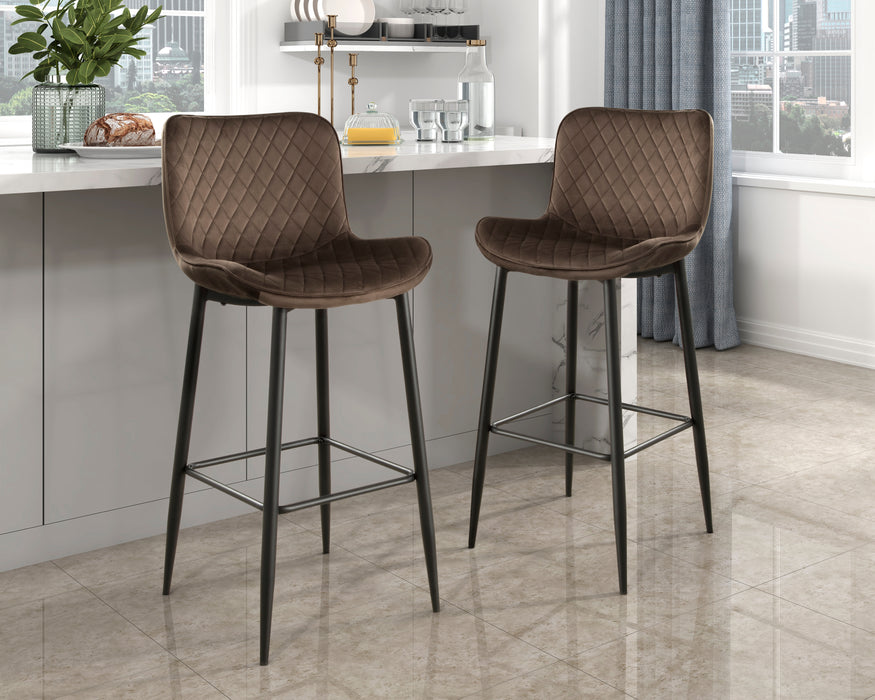 Nya Pub Height Chair in Black/Brown - 5695BRW-29