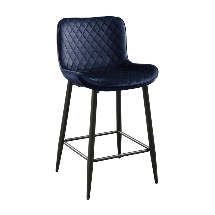 Nya Counter Height Chair in Black/Blue - 5695DBU-24