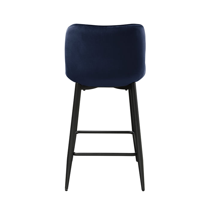 Nya Counter Height Chair in Black/Blue - 5695DBU-24