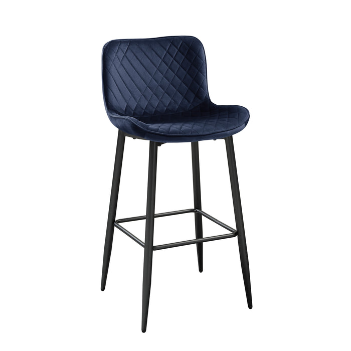 Nya Pub Height Chair in Black/Blue - 5695DBU-29